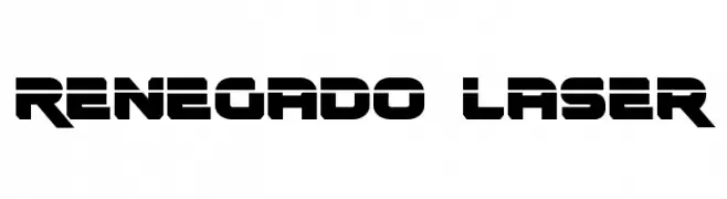 Renegado Laser  font caratteri gratis