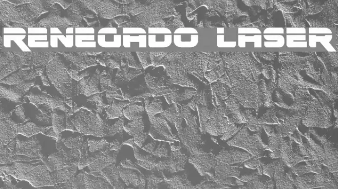 Renegado Laser Font examples