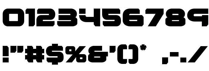 Renegado Regular Font OTHER CHARS