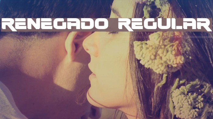 Renegado Regular Font examples