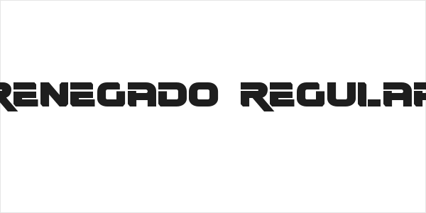 Renegado Regular Logo