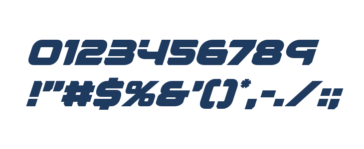 Renegado Super-Italic Other Characters