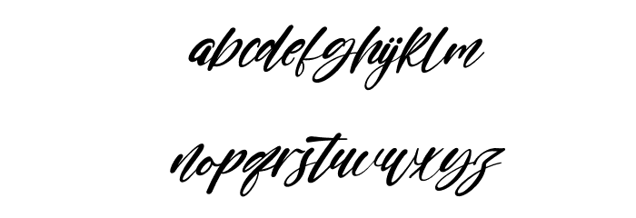 Renesmee Italic Font LOWERCASE