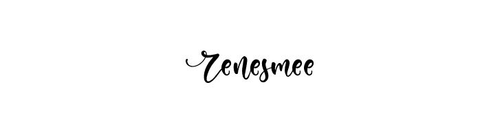 Renesmee  les polices de caractères gratuit tlcharger