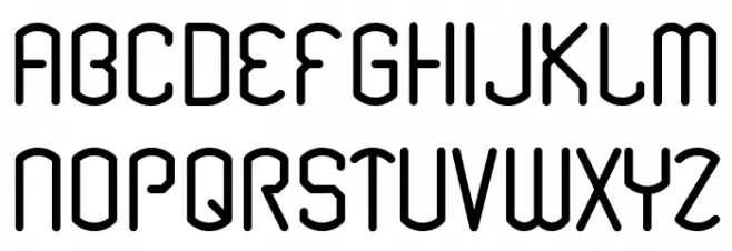 Renesnip Sans Regular Schriftart Kleinbuchstaben