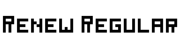 Renew Regular  Descarca Fonturi Gratis