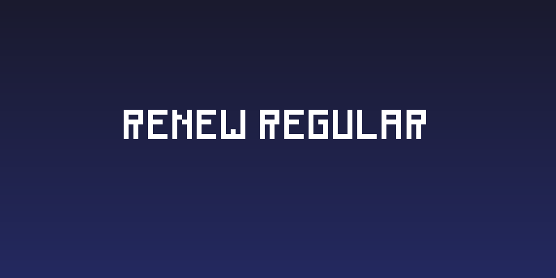 Renew Regular Social Header