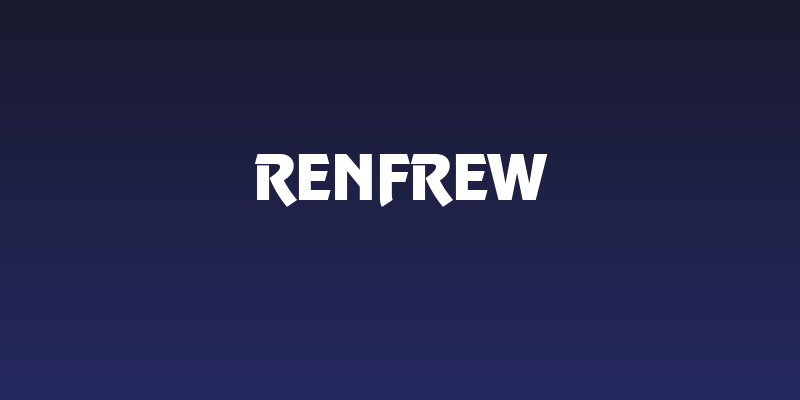 Renfrew Social Header