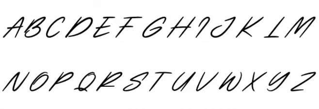 Rengganis Schriftart Groß