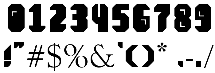 Renica Font OTHER CHARS