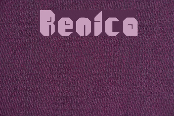 Renica Font examples