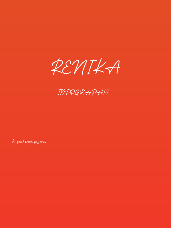Renika Poster