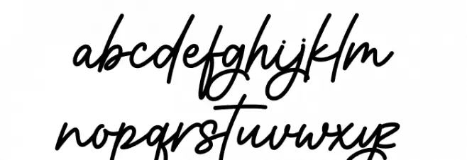 Renika Font LOWERCASE