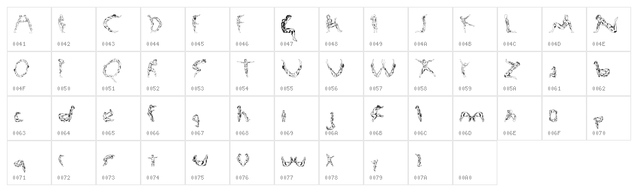 Renisci Character Map