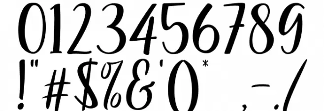 Renitah Font OTHER CHARS