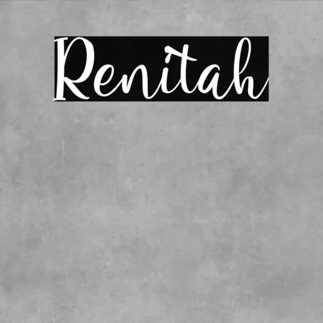 Renitah Font examples