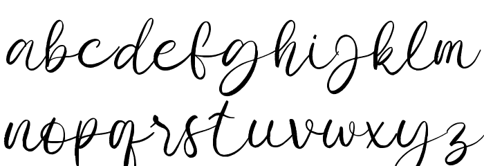 Renitha Demo Font LOWERCASE