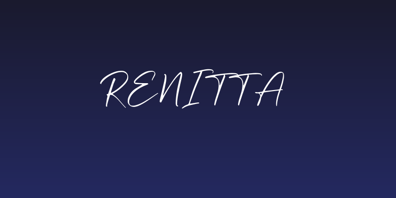 Renitta Social Header
