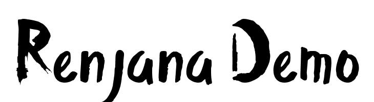 Renjana Demo  Descarca Fonturi Gratis