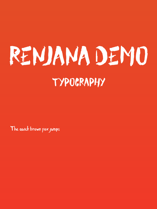 Renjana Demo Poster
