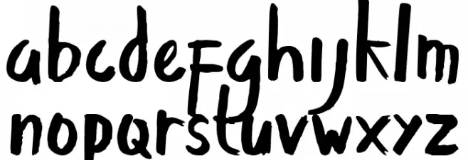 Renjana Demo 字体 小写