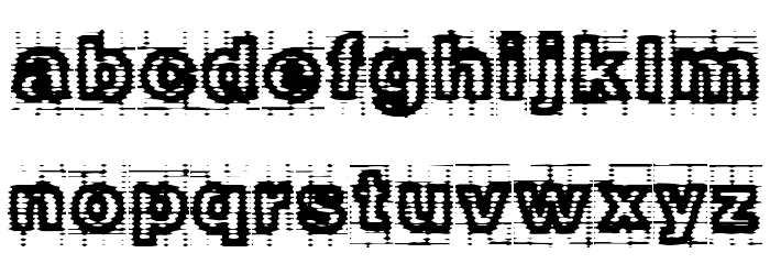 Rennacs Font LOWERCASE