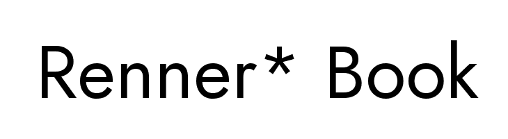 Renner* Book  Descarca Fonturi Gratis