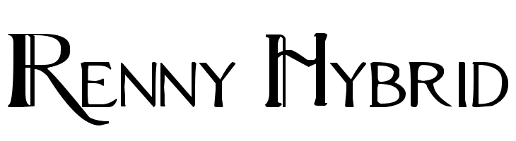 Renny Hybrid  font caratteri gratis