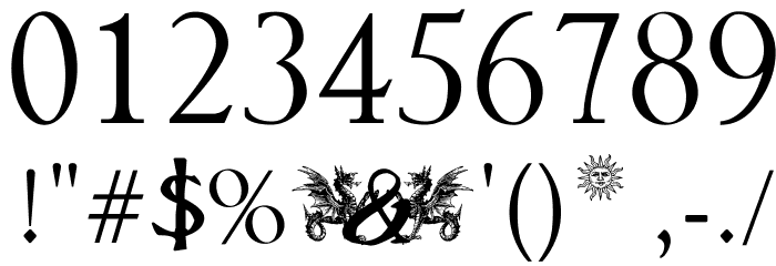 Renny Hybrid Font OTHER CHARS