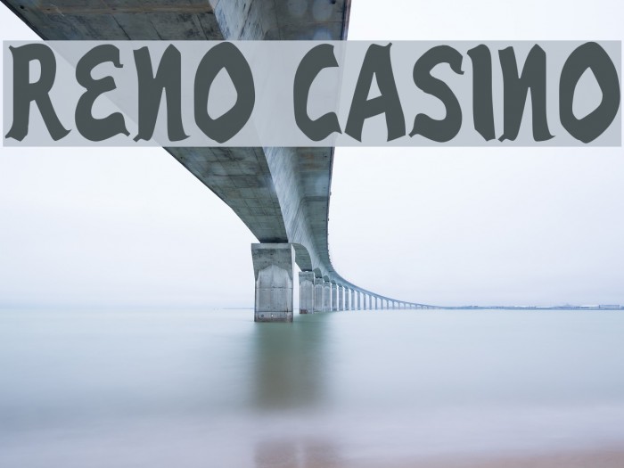 Reno Casino Font examples