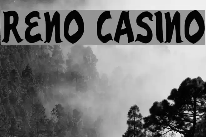 Reno Casino フォント examples