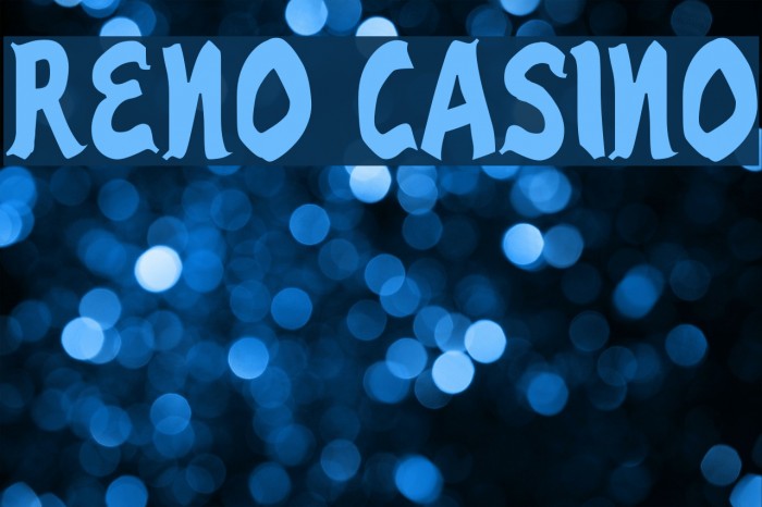 Reno Casino Font examples