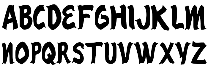 Reno Casino Font LOWERCASE