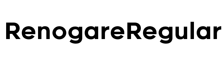 Renogare Regular  免费字体下载