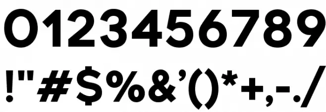 Renogare Regular Font OTHER CHARS