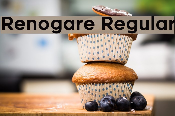 Renogare Regular Font examples