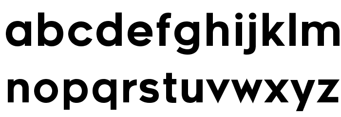 Renogare Regular Font LOWERCASE