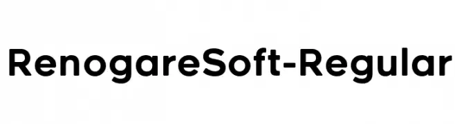 RenogareSoft-Regular  Скачать бесплатные шрифты