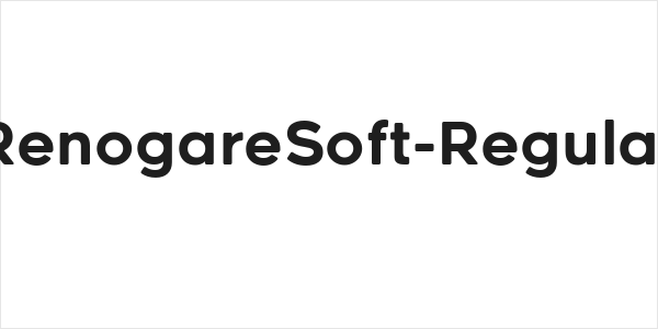 RenogareSoft-Regular Logo
