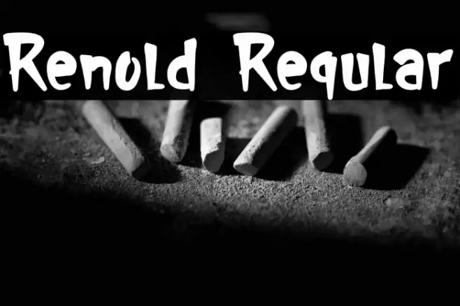 Renold Regular Font examples