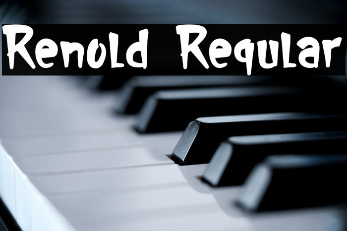 Renold Regular Example 2