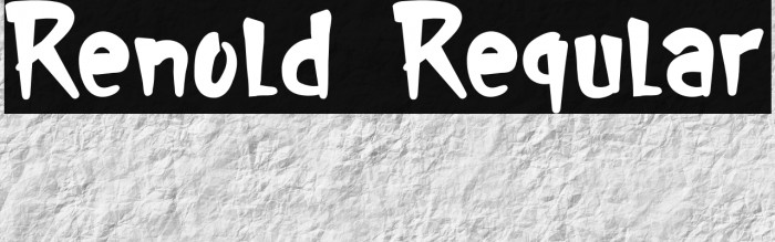 Renold Regular Example 3