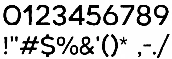 Renos Rough Regular Font OTHER CHARS