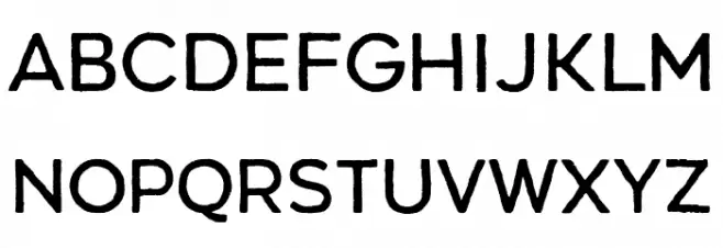 Renos Rough Regular Шрифта строчной