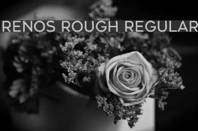 Renos Rough Regular Font examples