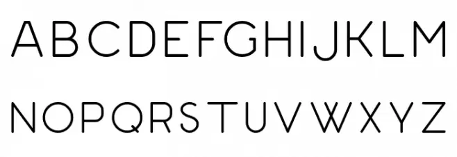 Renown Monoline Sans Demo Polices MINUSCULES