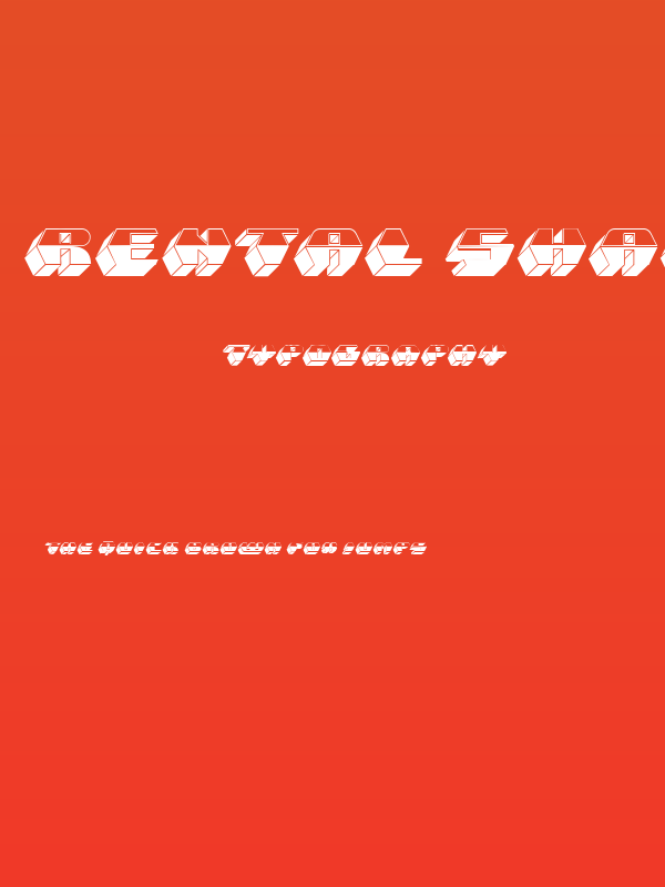 Rental Shadow Regular Poster