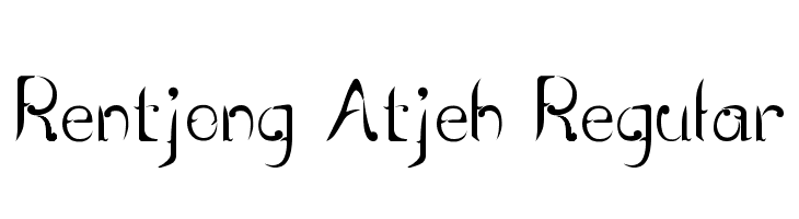 Rentjong Atjeh Regular Font