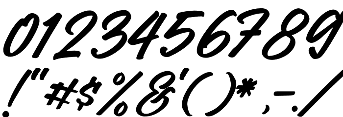 Rentrick Kentack Italic Font OTHER CHARS
