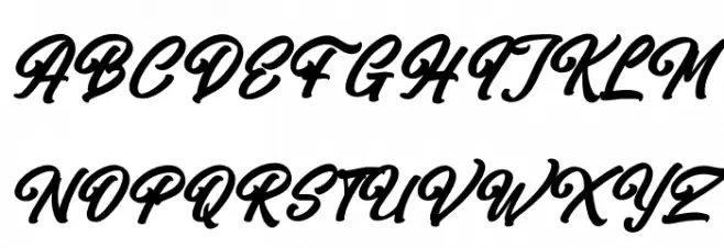 Rentrick Kentack Italic Schriftart Groß